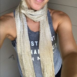 Sparkly Gold Scarf